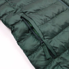 Lacoste Steppjacke Puffer Jacket Dünn - Farbe: Green - Größe: S - VintageR2