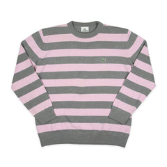 Lacoste Strickpullover in Grau Pink Größe L