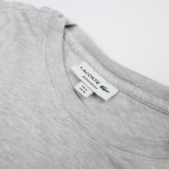 Lacoste T-Shirt großes Krokodil - Farbe: Grey - Größe: M - VintageR2