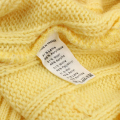 Lacoste V - Neck Zopfmuster Sweater - Farbe: Gold - Größe: M - VintageR2
