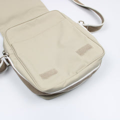 Lacoste Vintage Crossbody Umhängetasche - Farbe: Beige - Größe: One Size - VintageR2