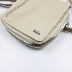 Lacoste Vintage Crossbody Umhängetasche - Farbe: Beige - Größe: One Size - VintageR2