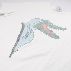 Lacoste Vintage Jean Michel Tixier T - Shirt - Farbe: White - Größe: M - VintageR2