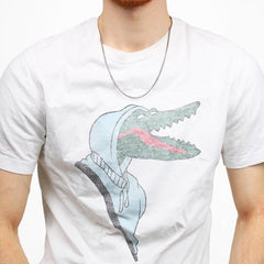 Lacoste Vintage Jean Michel Tixier T - Shirt - Farbe: White - Größe: M - VintageR2