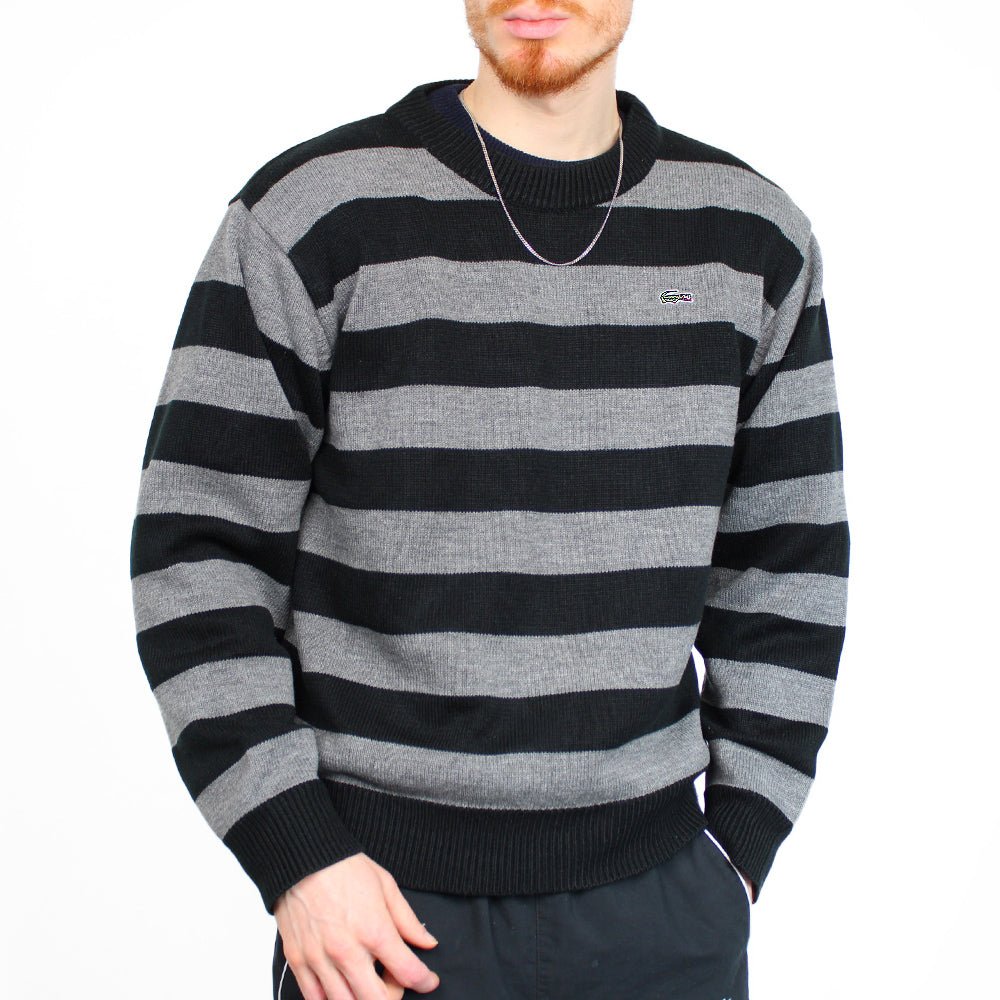 Lacoste Vintage Knit Strickpullover - Farbe: Black - Größe: M - VintageR2