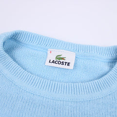 Lacoste Vintage Knit Sweater - Farbe: LightSkyBlue - Größe: L - VintageR2