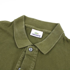 Lacoste Vintage Polo Shirt - Farbe: Olive - Größe: L - VintageR2
