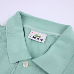Lacoste Vintage Polo Shirt - Farbe: Turquiose - Größe: M - VintageR2
