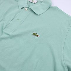 Lacoste Vintage Polo Shirt - Farbe: Turquiose - Größe: M - VintageR2