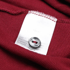 Lacoste Vintage Polo Shirt Krokodil Gold - Farbe: Red - Größe: S - VintageR2