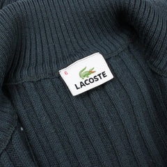 Lacoste Vintage Strickjacke - Farbe: Olive - Größe: L - VintageR2
