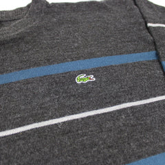 Lacoste Vintage Sweater Longsleeve - Farbe: Grey - Größe: M - VintageR2