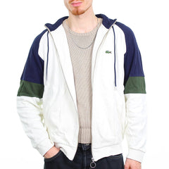 Lacoste Vintage Sweatjacke - Farbe: Beige - Größe: L - VintageR2