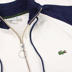 Lacoste Vintage Sweatjacke - Farbe: Beige - Größe: L - VintageR2