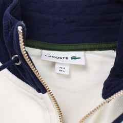 Lacoste Vintage Sweatjacke - Farbe: Beige - Größe: L - VintageR2
