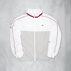 Lacoste Vintage Trackjacket - Farbe: White - Größe: M - VintageR2
