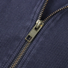 Lacoste Vintage Troyer durchgehender Reißverschluss - Farbe: Navy - Größe: L - VintageR2