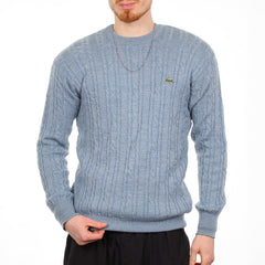 Lacoste Vintage Zopfmuster Sweatshirt