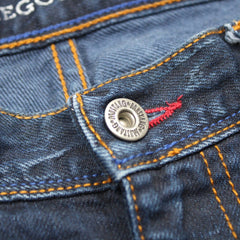 MustanG Vintage Oregon Straight Denim - Farbe: Navy - Größe: S - VintageR2