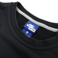 Nike Basic Sweatshirt Schwarz Weiß - Farbe: Black - Größe: M - VintageR2