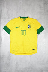Nike Brasilien Trikot Vintage - Farbe: Gold - Größe: M - VintageR2