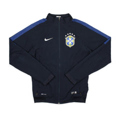 Nike Brasilien Vintage Trackjacket in Marineblau Größe XS