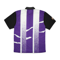 Nike Challenge Court Agassi Polo in Lila Weiß Schwarz Größe XL