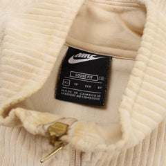 Nike Cord Troyer - Farbe: Beige - Größe: M - VintageR2