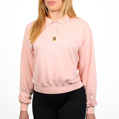Nike Court Oversize Sweater - Farbe: Pink - Größe: M - VintageR2