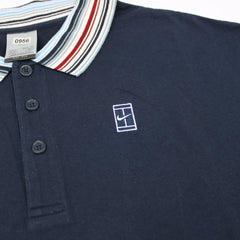 Nike Court Vintage Polo Shirt - Farbe: Navy - Größe: XL - VintageR2
