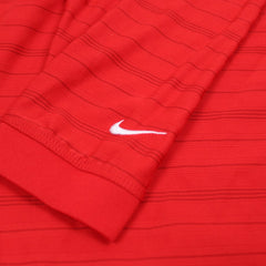 Nike Golf Vintage Longsleeve Gestreift - Farbe: Red - Größe: L - VintageR2