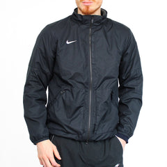 Nike leichte Sommerjacke Solo Swoosh - Farbe: Black - Größe: M - VintageR2