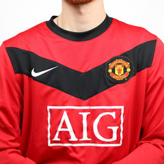 Nike Manchester United Langarm Trikot - Farbe: Red - Größe: XL - VintageR2