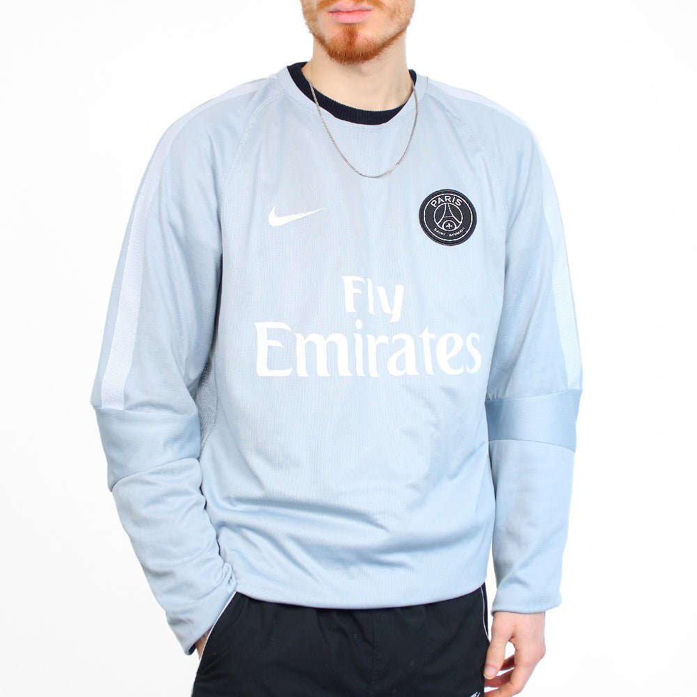 Nike PSG Longsleeve Trikot - Farbe: Grey - Größe: XXL - VintageR2