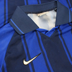 Nike Solo Swoosh Longsleeve Polo - Farbe: Navy - Größe: M - VintageR2