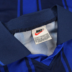 Nike Solo Swoosh Longsleeve Polo - Farbe: Navy - Größe: M - VintageR2