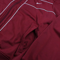 Nike Solo Swoosh Sportjacke - Farbe: Red - Größe: L - VintageR2