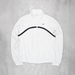 Nike Solo Swoosh Sportjacke - Farbe: White - Größe: L - VintageR2