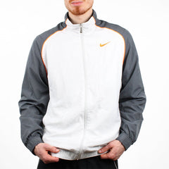 Nike Solo Swoosh Sportjacke Vintage - Farbe: White - Größe: L - VintageR2