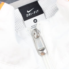 Nike Solo Swoosh Sportjacke Vintage - Farbe: White - Größe: L - VintageR2