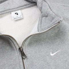 Nike Solo Swoosh Troyer - Farbe: Grey - Größe: M - VintageR2