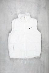 Nike Solo Swoosh Weste - Farbe: White - Größe: L - VintageR2