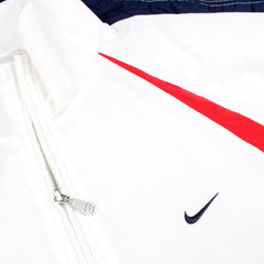 Nike Trainingsjacke Solo Swoosh - Farbe: White - Größe: M - VintageR2