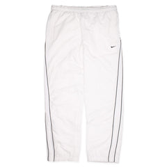 Nike Vintage Baggy Trackpants in Weiß Schwarz Größe L