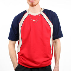 Nike Vintage Center Swoosh Sport T - Shirt - Farbe: Red - Größe: XL - VintageR2