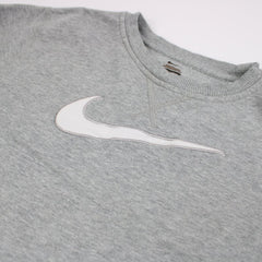 Nike Vintage Center Swoosh Sweater - Farbe: Grey - Größe: S - VintageR2