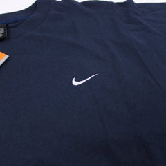 Nike Vintage Deadstock Solo Swoosh T-Shirt - Farbe: Navy - Größe: L - VintageR2