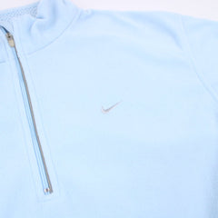 Nike Vintage Fleece Troyer - Farbe: LightSkyBlue - Größe: S - VintageR2