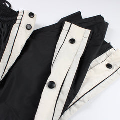 Nike Vintage Knöpfe Trackpants - Farbe: Black - Größe: XL - VintageR2