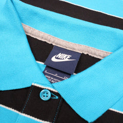 Nike Vintage Polo Hemd Sommer - Farbe: LightSkyBlue - Größe: M - VintageR2